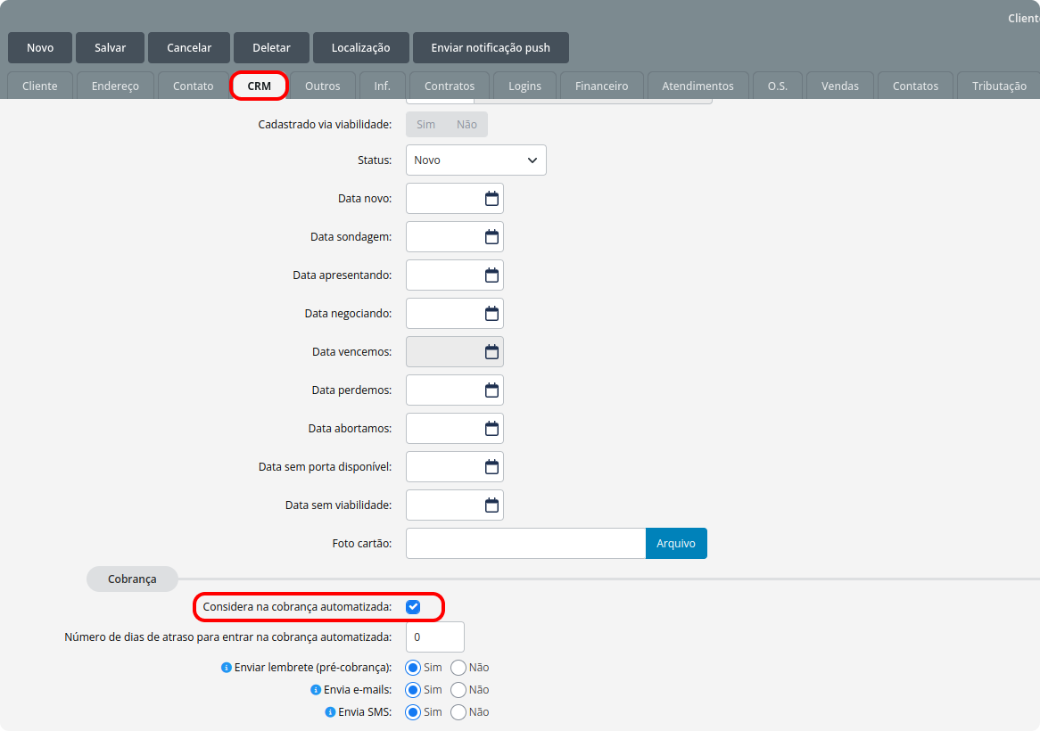 Como verificar clientes considerados na cobrança automática IXCWiki