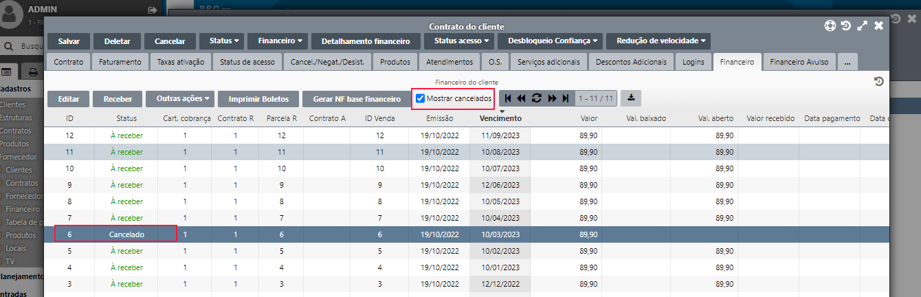 Procedimento Para Cancelar Boleto E A Venda Em Seguida IXCWiki